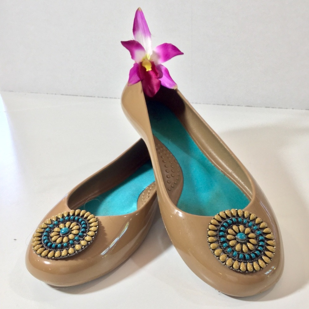 Okal ballerina jelly flats